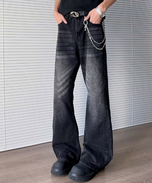 SHIBUYA Zy.(シブヤジー)の「Afterdark Black Wash Denim(デニムパンツ・メンズ・ブラック・S/M/L)」の3枚目の写真