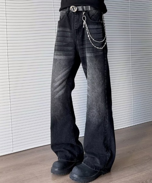SHIBUYA Zy.(シブヤジー)の「Afterdark Black Wash Denim(デニムパンツ・メンズ・ブラック・S/M/L)」の4枚目の写真