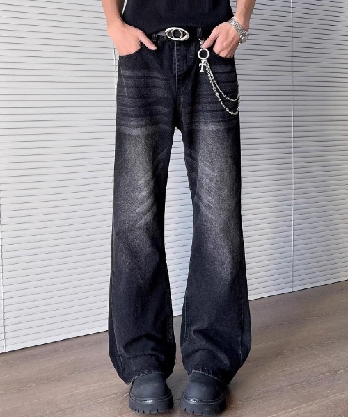 SHIBUYA Zy.(シブヤジー)の「Afterdark Black Wash Denim(デニムパンツ・メンズ・ブラック・S/M/L)」の5枚目の写真