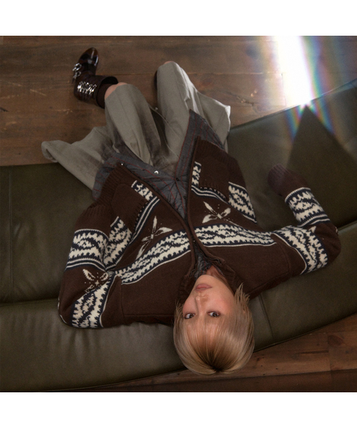 PORTERNA(ポルテナ)の「COWICHAN ZIP-UP CARDIGAN JACKET-BROWN(カーディガン/ボレロ・レディース・その他・OS)」の1枚目の写真