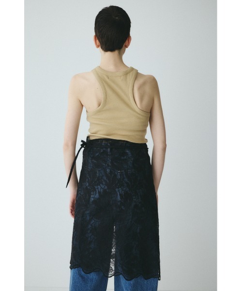HeRIN.CYE（ヘリンドットサイ）の「Lace wrap skirt　　レースラップスカート（スカート・レディース・オフホワイト/ベージュ/ブラック・FREE）」の17枚目の写真