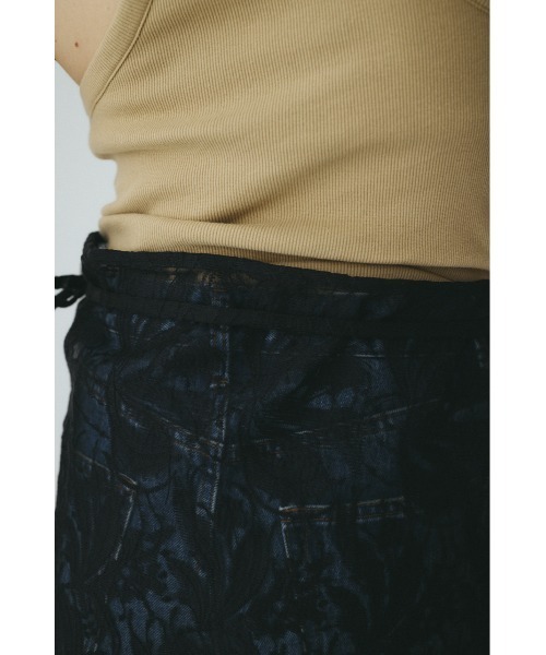 HeRIN.CYE（ヘリンドットサイ）の「Lace wrap skirt　　レースラップスカート（スカート・レディース・オフホワイト/ベージュ/ブラック・FREE）」の20枚目の写真