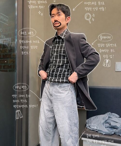 MINDBRIDGE（マインドブリッジ）の「エクストラワイドグレーサンドウォッシングデニムパンツ（デニムパンツ・メンズ・ライトグレー・36/34/32/30/29）」の11枚目の写真