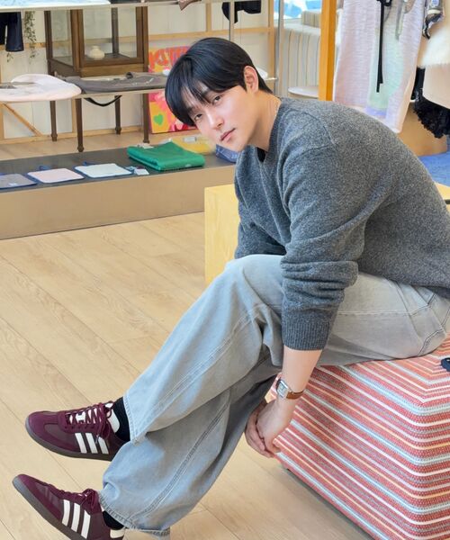MINDBRIDGE（マインドブリッジ）の「エクストラワイドグレーサンドウォッシングデニムパンツ（デニムパンツ・メンズ・ライトグレー・36/34/32/30/29）」の12枚目の写真