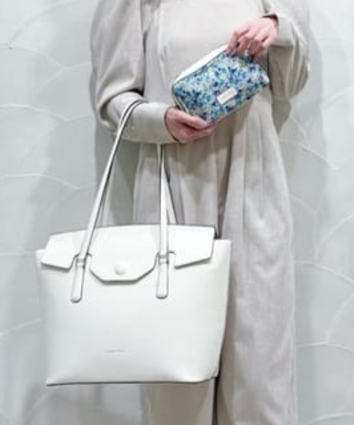 花柄ポーチ付き かぶせトートバッグ（トートバッグ）｜Samantha 