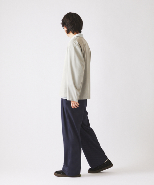 JOURNAL STANDARD relume（ジャーナルスタンダード　レリューム）の「TRメッシュ カーディガンジャケット (セットアップ対応可能)（その他アウター・メンズ・アイボリー/ブルー/グレー・LARGE/MEDIUM）」の14枚目の写真