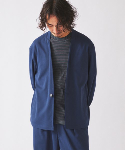 JOURNAL STANDARD relume（ジャーナルスタンダード　レリューム）の「TRメッシュ カーディガンジャケット (セットアップ対応可能)（その他アウター・メンズ・アイボリー/ブルー/グレー・LARGE/MEDIUM）」の21枚目の写真