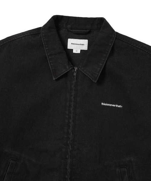 thisisneverthat（ディスイズネバーザット）の「Denim Blouson Jacket（ブルゾン・メンズ・ブラック/マルチ/ブルー・L/M/S/XL）」の4枚目の写真
