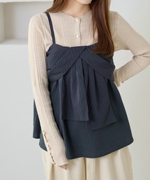 apres jour clair（アプレジュールクレア）の「【apres jour clair】リボンデザインキャミチュニック（チュニック）」