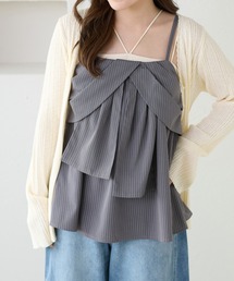 apres jour clair（アプレジュールクレア）の「【apres jour clair】リボンデザインキャミチュニック（チュニック）」