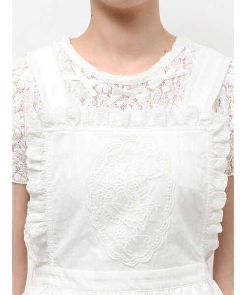 merry jenny（メリージェニー）の「レースアップリケビスチェ（シャツ/ブラウス・レディース・ブルー/オフホワイト・FREE）」の18枚目の写真