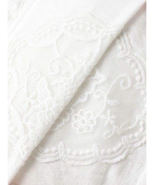 merry jenny（メリージェニー）の「レースアップリケビスチェ（シャツ/ブラウス・レディース・ブルー/オフホワイト・FREE）」の21枚目の写真