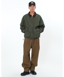 COTTON TWILL EASY PANTS