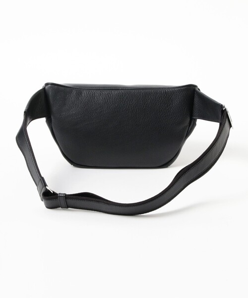 PELLE MORBIDA（ペッレモルビダ）の「PELLE MORBIDA / レザー ウエストバッグ（トートバッグ・メンズ・ブラウン系その他2/ブラック・ONE SIZE）」の3枚目の写真