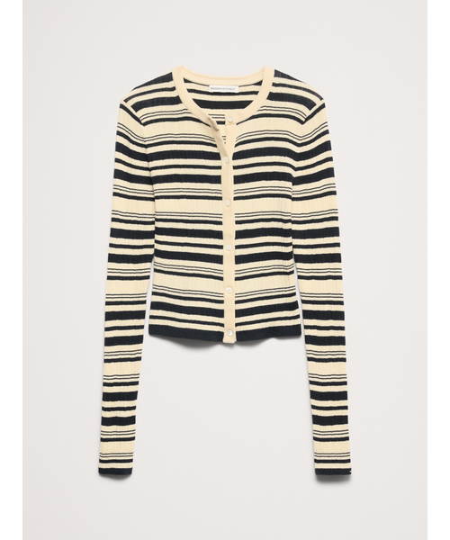 Banana Republic(バナナリパブリック)の「クリンクルニット クロップド カーディガン(カーディガン/ボレロ・レディース・ネイビー/アイボリー/イエロー・XS/S/M/L)」の18枚目の写真