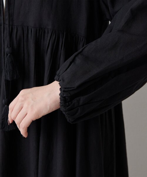 Whim Gazette（ウィムガゼット）の「2wayギャザーワンピース（ワンピース・レディース・ブラック/ピンク・FREE）」の17枚目の写真