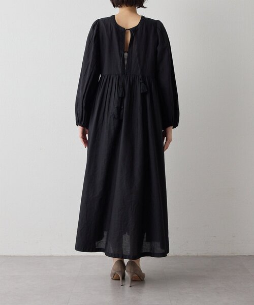 Whim Gazette（ウィムガゼット）の「2wayギャザーワンピース（ワンピース・レディース・ブラック/ピンク・FREE）」の14枚目の写真