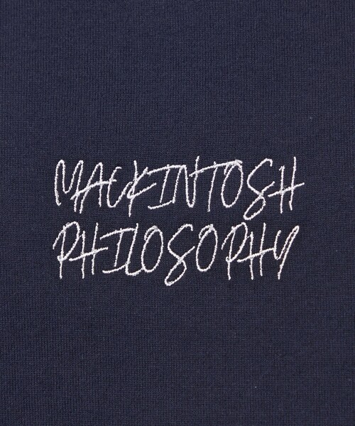 MACKINTOSH PHILOSOPHY（ﾏｯｷﾝﾄｯｼｭ ﾌｨﾛｿﾌｨｰ）の「ライティングロゴTシャツ（Tシャツ/カットソー・レディース・ブラウン系その他4/オフホワイト/ダークネイビー/グリーン系その他・38）」の14枚目の写真