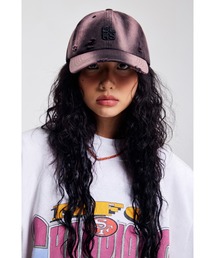 WHITE SANDS（ホワイトサンズ）の「カラーブラッシュ ダメージデニムキャップ（キャップ）」