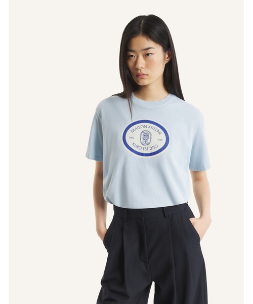 Maison Kitsune(メゾンキツネ)の「MAISON KITSUNE x KURO GRAND EST. VINTAGE WASH TEE(Tシャツ/カットソー・メンズ・ライトブルー・XL/S/M/L)」の4枚目の写真