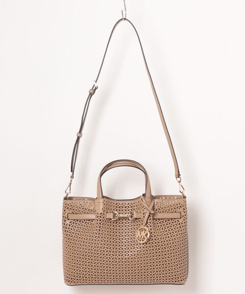 MICHAEL KORS(マイケルコース)の「CARSON MD CZ SATCHEL Satchel(ハンドバッグ・レディース・キャメル・FREE)」の1枚目の写真