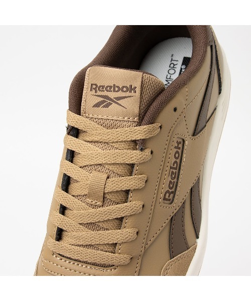 Reebok(リーボック)の「コート アドバンス / COURT ADVANCE(スニーカー・メンズ・ブラウン/アイボリー・26.5cm/26.0cm/25.0cm/23.5cm/23.0cm/22.5cm/28.0cm/27.5cm/25.5cm/24.0cm)」の9枚目の写真