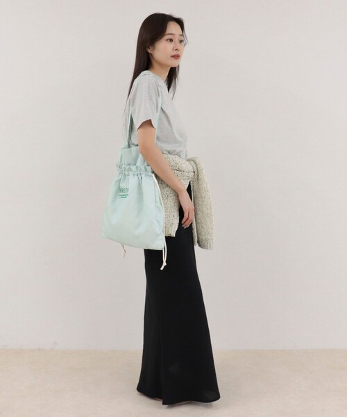 fredy emue（フレディエミュ）の「アウトポケットストライプロゴトートバッグ（トートバッグ・レディース・ブラック系その他/ブラウン系その他/ホワイト系その他/レッド系その他/ブルー系その他/グリーン系その他・FREE）」の13枚目の写真