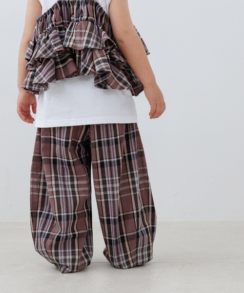 LOWRYS FARM（ローリーズファーム）の「リネンイージーコクーンパンツ　622579（その他パンツ・キッズ・ブラウン/ベージュ/ブラック・110cm/150cm/140cm/130cm/120cm）」の19枚目の写真