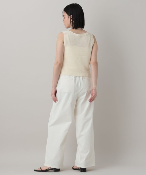 A part by（アパートバイ）の「ニットベスト（ベスト・レディース・チャコールグレー/オフホワイト/ブラウン・FREE）」の7枚目の写真