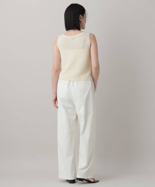 A part by（アパートバイ）の「ニットベスト（ベスト・レディース・チャコールグレー/オフホワイト/ブラウン・FREE）」の8枚目の写真