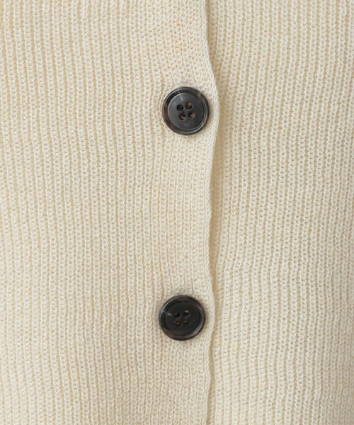 A part by（アパートバイ）の「ニットベスト（ベスト・レディース・チャコールグレー/オフホワイト/ブラウン・FREE）」の9枚目の写真