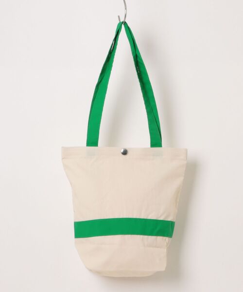 FRUIT OF THE LOOM(フルーツオブザルーム)の「FRUIT OF THE LOOM / FTL NYLON TOTEBAG M / 80310300(トートバッグ・レディース・オフホワイト/グリーン系その他・ONESIZE)」の3枚目の写真
