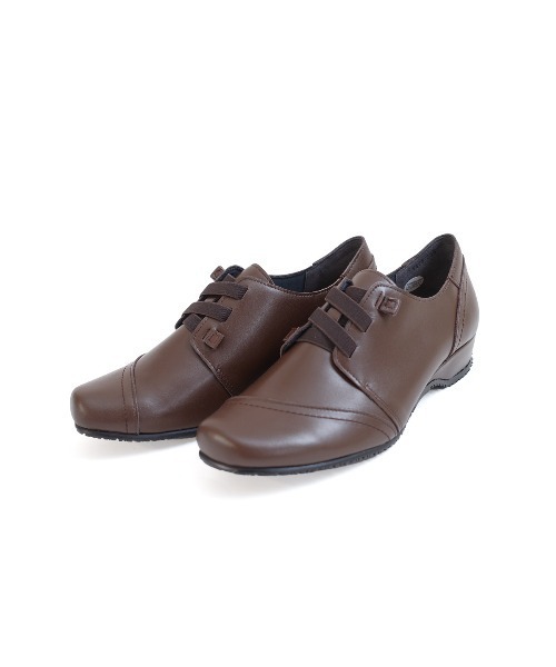 Pointer（shoes）（ポインター）の「【日本製・本革】スニーカー /　抗菌消臭 速乾カジュアルシューズ（スニーカー・レディース・ネイビー/ブラウン/ブラック系その他/ブラック/ライトブラウン・24cm/23.5cm/23cm/22.5cm/22cm/24.5cm）」の3枚目の写真