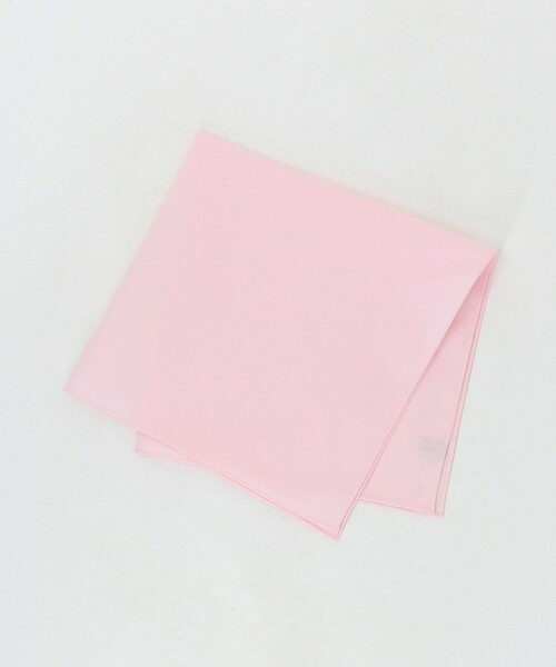 UNITED ARROWS（ユナイテッドアローズ）の「SIDOGRAS ソリッド ハンカチ（バンダナ/スカーフ・メンズ・ライトブルー/ライトピンク/ホワイト/コバルトブルー・FREE）」の4枚目の写真