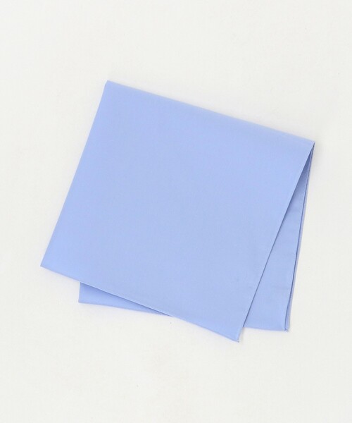 UNITED ARROWS（ユナイテッドアローズ）の「SIDOGRAS ソリッド ハンカチ（バンダナ/スカーフ・メンズ・ライトブルー/ライトピンク/ホワイト/コバルトブルー・FREE）」の3枚目の写真