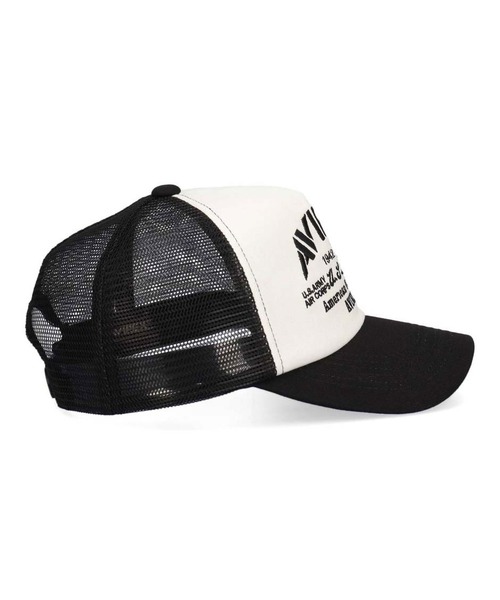 AVIREX(アヴィレックス)の「AVIREX MULTI LOGO MESH CAP(キャップ・メンズ・ブラック/ホワイト・FREE)」の9枚目の写真