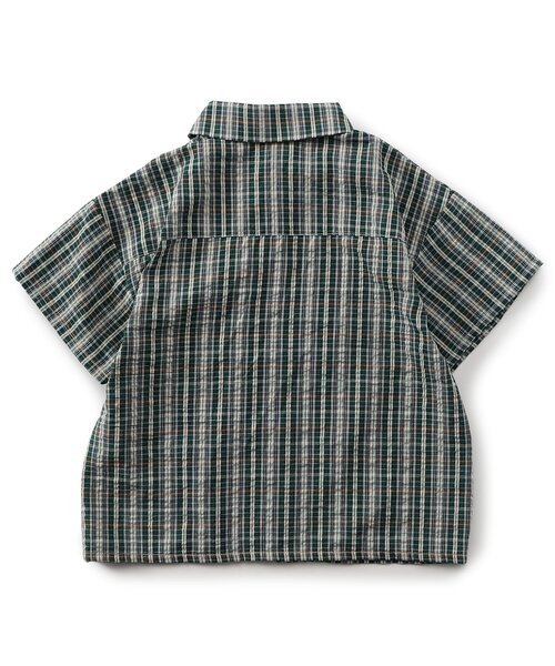 BREEZE(ブリーズ)の「【WEB限定】KUDOZ.B チェックシャツ(シャツ/ブラウス・キッズ・ブラック/グリーン・90/100/110/120/130/140/150)」の11枚目の写真