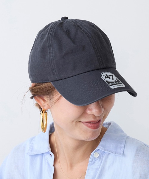 '47(フォーティーセブン)の「【'47×MICA&DEAL】別注-クリーンナップCAP- CLEAN UP(キャップ・レディース・チャコールグレー/グレイッシュベージュ/ネイビー/ピンク/ブラウン・FREE)」の4枚目の写真