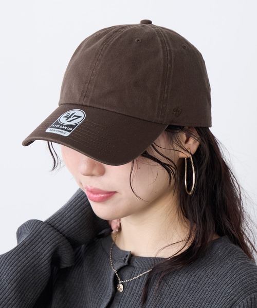 '47(フォーティーセブン)の「【'47×MICA&DEAL】別注-クリーンナップCAP- CLEAN UP(キャップ・レディース・チャコールグレー/グレイッシュベージュ/ネイビー/ピンク/ブラウン・FREE)」の2枚目の写真
