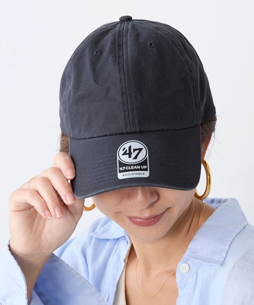 '47(フォーティーセブン)の「【'47×MICA&DEAL】別注-クリーンナップCAP- CLEAN UP(キャップ・レディース・チャコールグレー/グレイッシュベージュ/ネイビー/ピンク/ブラウン・FREE)」の11枚目の写真