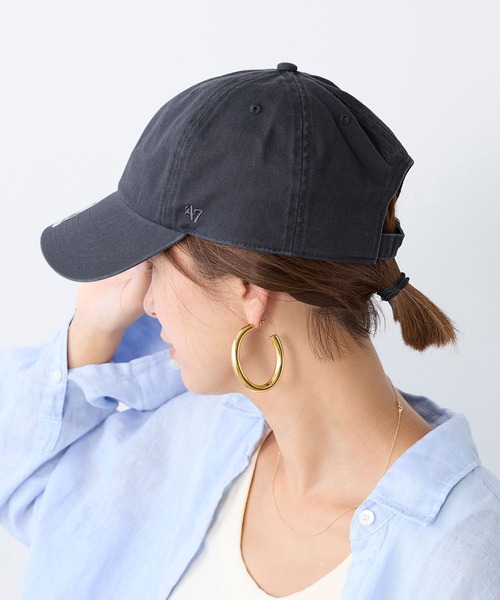 '47(フォーティーセブン)の「【'47×MICA&DEAL】別注-クリーンナップCAP- CLEAN UP(キャップ・レディース・チャコールグレー/グレイッシュベージュ/ネイビー/ピンク/ブラウン・FREE)」の12枚目の写真