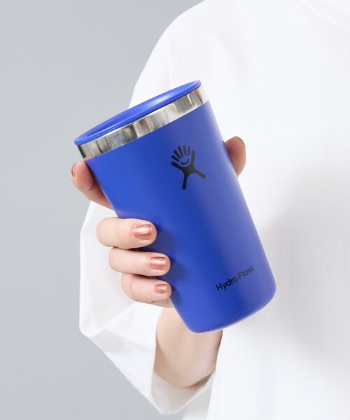 HYDRO FLASK(ハイドロフラスク)の「【HYDRO FLASK / ハイドロフラスク】16oz ALL AROUND TUMB / 断熱ステンレスボトル /タンブラー(グラス/マグカップ/タンブラー・メンズ・スモークピンク/エメラルド/ブラック/ライラック/ホワイト/ブルー/グレー/ピンク・フリー)」の5枚目の写真