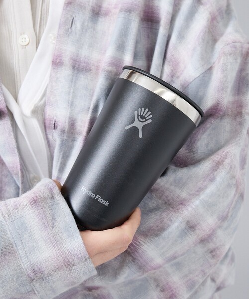 HYDRO FLASK(ハイドロフラスク)の「【HYDRO FLASK / ハイドロフラスク】16oz ALL AROUND TUMB / 断熱ステンレスボトル /タンブラー(グラス/マグカップ/タンブラー・メンズ・スモークピンク/エメラルド/ブラック/ライラック/ホワイト/ブルー/グレー/ピンク・フリー)」の3枚目の写真