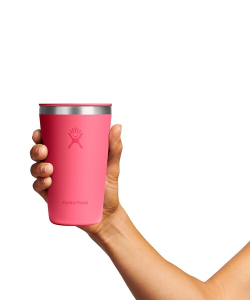 HYDRO FLASK(ハイドロフラスク)の「【HYDRO FLASK / ハイドロフラスク】16oz ALL AROUND TUMB / 断熱ステンレスボトル /タンブラー(グラス/マグカップ/タンブラー・メンズ・スモークピンク/エメラルド/ブラック/ライラック/ホワイト/ブルー/グレー/ピンク・フリー)」の20枚目の写真