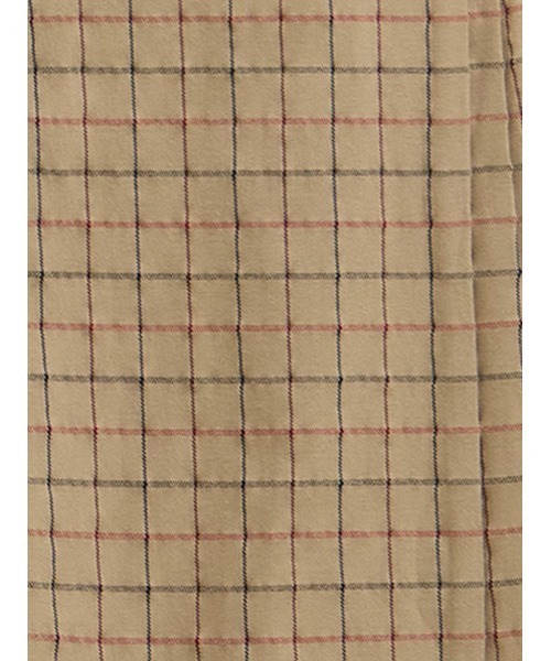 Barbour(バブアー)の「Hollingtonタータン ミディスカート(レディース)(スカート・レディース・ベージュ・8/10)」の3枚目の写真