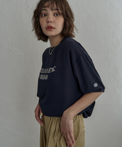 notch.(ノッチ)の「DISCUS ATHLETIC ディスカスアスレチック ジョーゼットTシャツ(Tシャツ/カットソー・レディース・オフホワイト/ブラック/ネイビー・M/L)」の7枚目の写真
