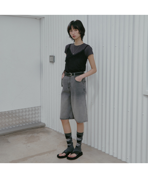 LAP（ラップ）の「グラデーションバミューダ5部パンツAS1DP265（その他パンツ・レディース・ライトグレー/ダークブルー・SMALL/MEDIUM）」の5枚目の写真