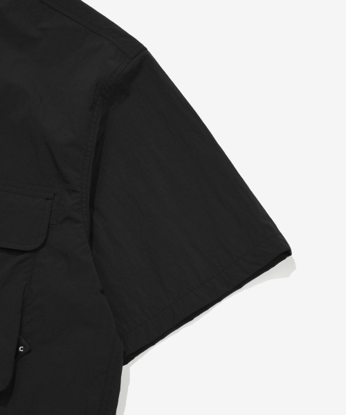 COVERNAT(カバーナット)の「ワークナイロンハーフシャツブラック(シャツ/ブラウス・レディース・その他・SMALL/MEDIUM/LARGE/X-LARGE/XX-LARGE)」の6枚目の写真