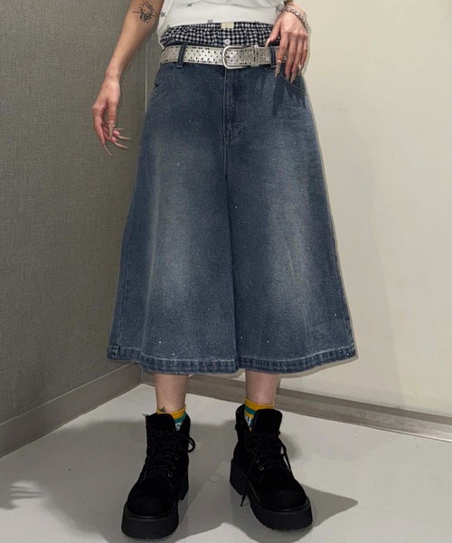 sedacle（セダクル）の「グリッターハーフデニム（デニムパンツ・メンズ・ボルドー/ブラック/インディゴブルー/ブルー系その他・MEDIUM/LARGE/SMALL）」の3枚目の写真
