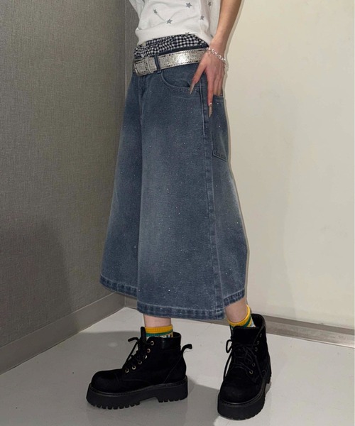 sedacle（セダクル）の「グリッターハーフデニム（デニムパンツ・メンズ・ボルドー/ブラック/インディゴブルー/ブルー系その他・MEDIUM/LARGE/SMALL）」の16枚目の写真
